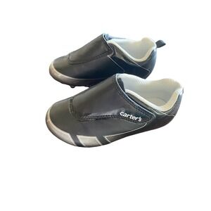 Carter's Fica Sport Cleat Soccer Shoes Unisex Black Toddler Size 8 Hook Loop
